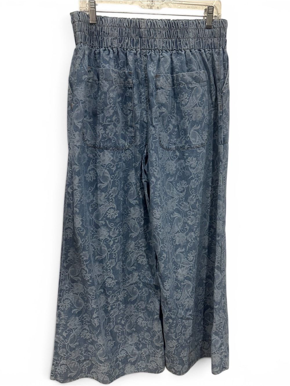 Lg Paisley Print Wide Leg Denim Pants from Bellanblue - Picture 3 of 4